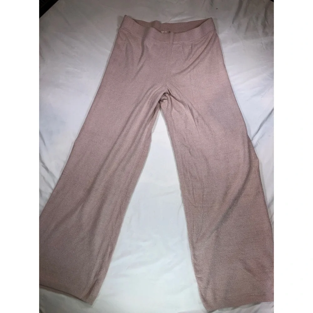 Barefoot Dreams CozyChic Ultra Lite Pullover and Pant Lounge Set Barely Pink M